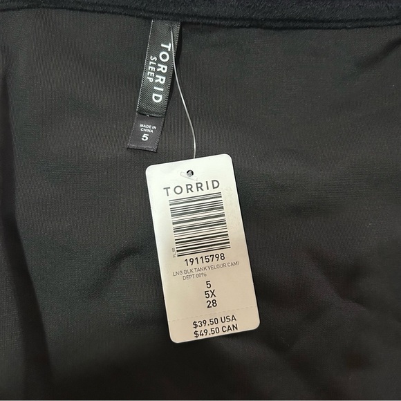 Torrid Sleep Velour Sleeveless Lounge Cami Tank Top - 5X - Picture 3 of 9